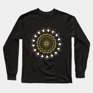 Heart Vortex Mandala Long Sleeve T-Shirt